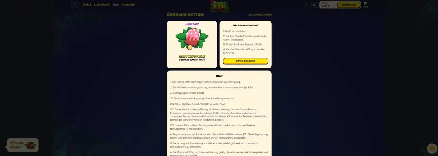 Freispiele im Casino